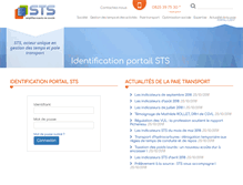 Tablet Screenshot of portail.stsweb.fr